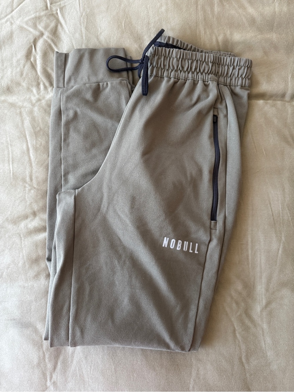 NOBULL Performance Jogger Pants Size Medium Olive Green